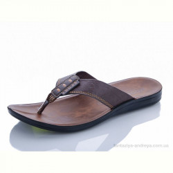 Шлепки Makers Shoes 10324 коричневый