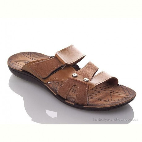 Шлепки DeMur M405 camel