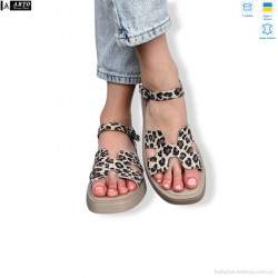 Босоножки ARTO 430 латте-леоп.