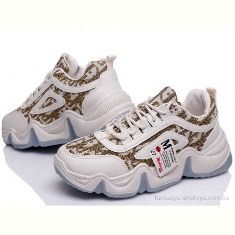 Кроссовки Prime-Opt Prime N8220 white-beige