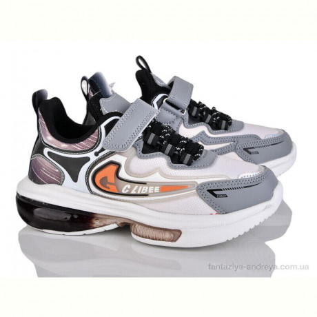 Кроссовки Цветик LC994 grey-orange