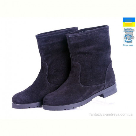 Ботинки Prime-Opt Kostas 516 замш чёрн