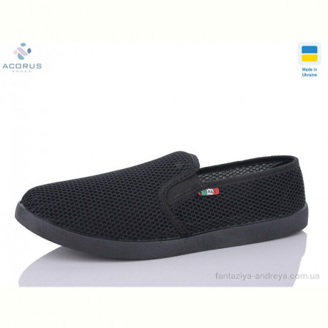 Слипоны Acorus 3100 чорний