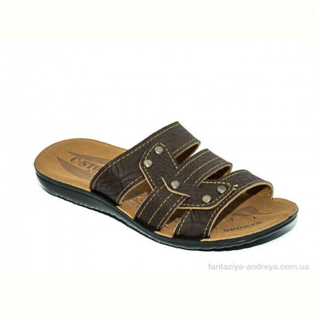 Шлепки Waldem ДМ030 коричневый