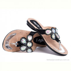 Шлепки Selena 6232 черный