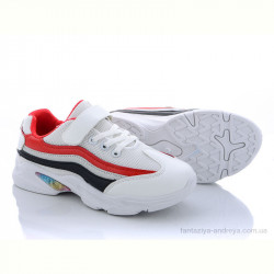 Кроссовки Class Shoes WV6 бело-красныёй