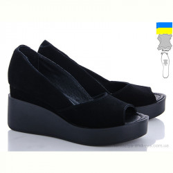 Туфли Elena 024 замша черный Н