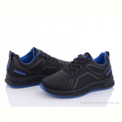 Кроссовки Violeta 197-143 black-blue