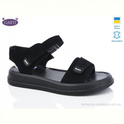 Босоножки Garti 0136 чорний замш