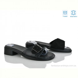 Шлепки G-Aira 706 чорний к.з.