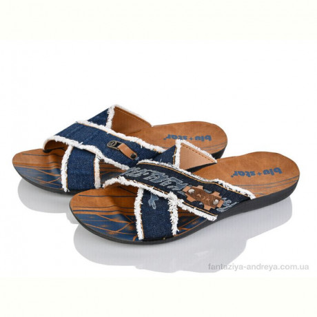 Шлепки DeMur 0002-2 дж mix