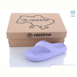 Шлепки Restime TWL22272 lavander