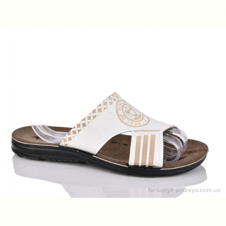 Шлепки DeMur 2001-2 білий