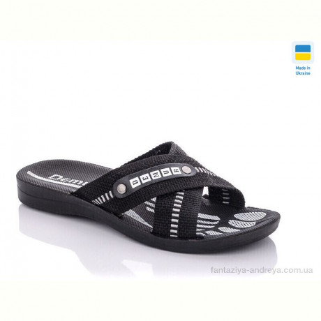 Шлепки DeMur TRK-1 black ST