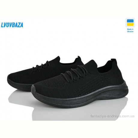 Кроссовки Lvovbaza B&R 7006 чорний