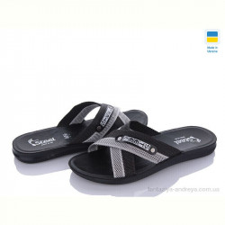 Шлепки DeMur TRK 007 grey-black new