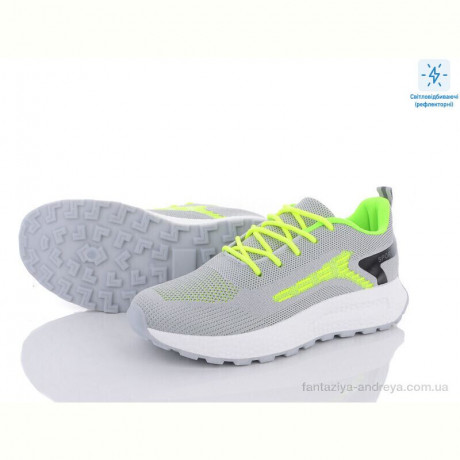 Кроссовки Violeta 143-28 grey-green