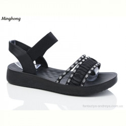 Босоножки Minghong 7720-38 black масажка