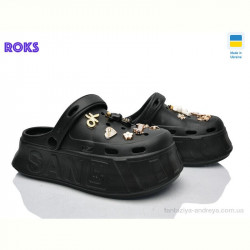 Кроксы Roks 156-1 чорний