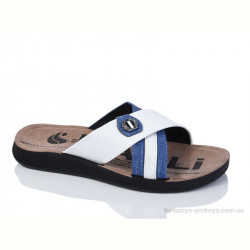 Шлепки Oscar 51-19 білий