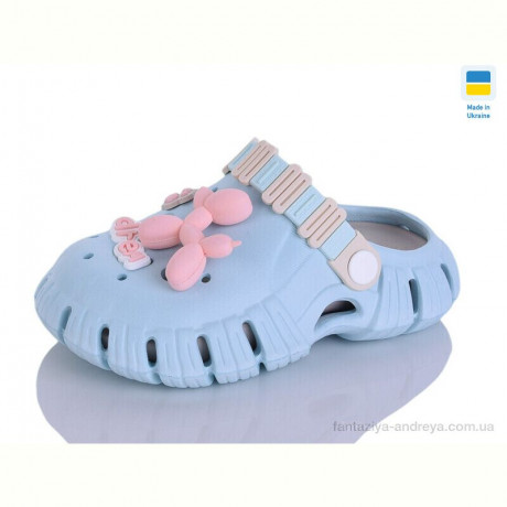 Кроксы Lot Shoes 012 бірюза-раф