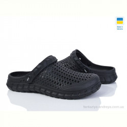 Кроксы Vladimir C62 м'кий чорний