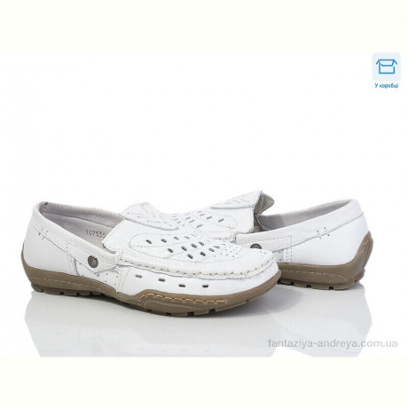 Мокасины DeMur 107535 white