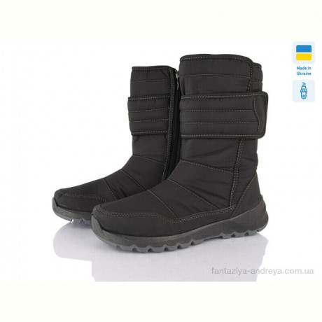 Дутики Paolla U3 чорний