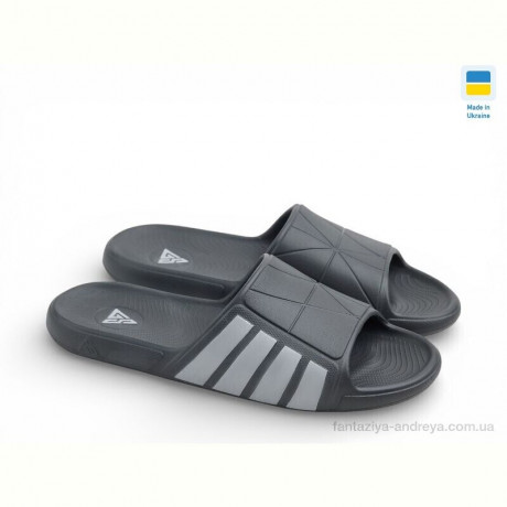 Шлепки Rai shoes CC010 графіт