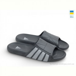 Шлепки Rai shoes CC010 графіт