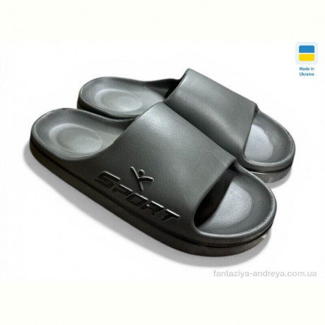 Шлепки Rai shoes 403 графіт