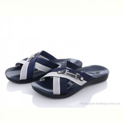 Шлепки DeMur TRK 008 синій