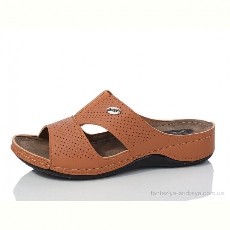 Шлепки Sali-2 D411 camel