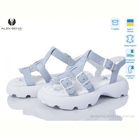 Босоножки Alex Bens 10545-45 блак.ш.
