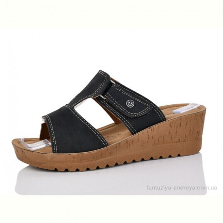 Шлепки DeMur 329779 чорний