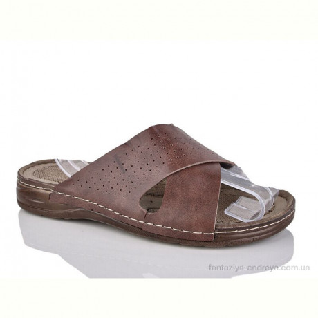 Шлепки DeMur 2003-2 коричневий