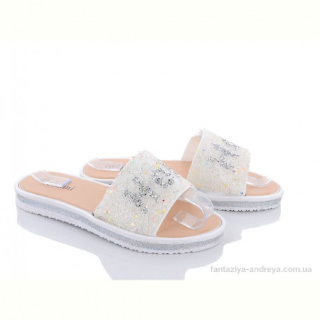 Шлепки Lion A7 білий