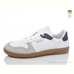 Кроссовки DeMur 720-4 білий-фіол