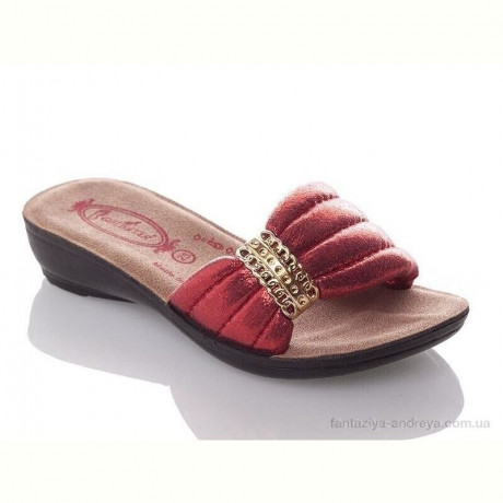 Шлепки DeMur G809B-red