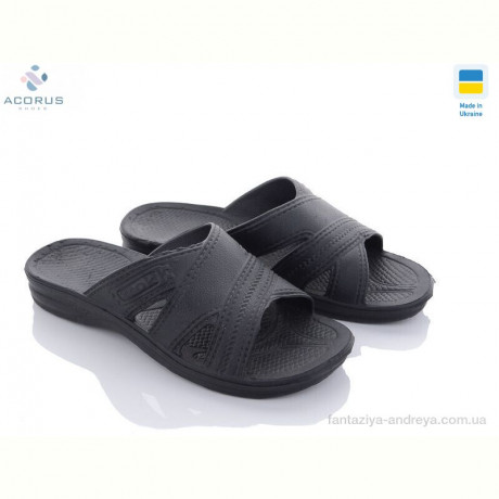 Шлепки Acorus C54 чорний