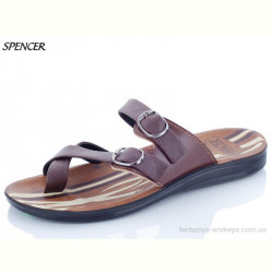 Шлепки Spencer 3325 коричневый