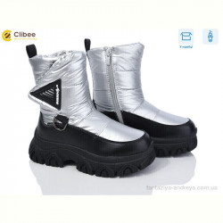 Дутики Clibee TJ1014P-1 silver