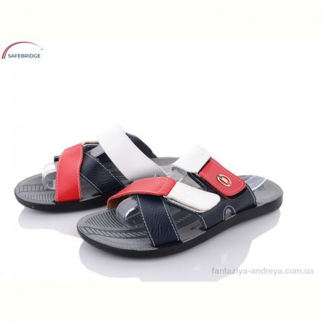 Шлепки Victoria Ш44 red/blue/white