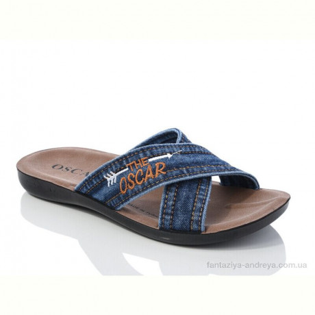 Шлепки Oscar 3 синій